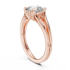 1.25 Carat Cushion Cut Lab-Grown Diamond Solitaire Ring in 14K / 18K Gold , VVS1 Clarity – SGL Certified