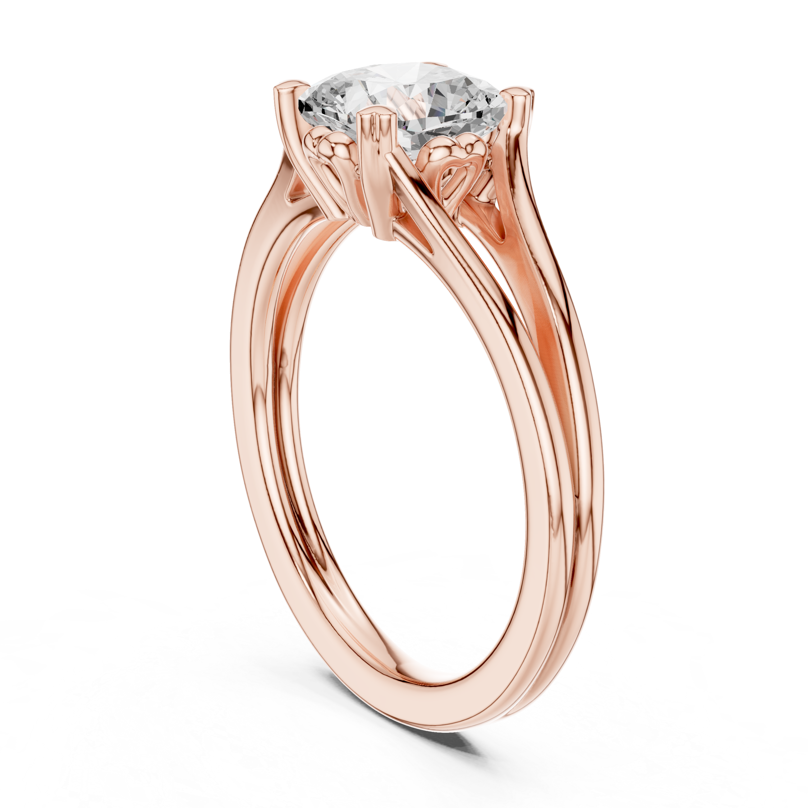 1.25 Carat Cushion Cut Lab-Grown Diamond Solitaire Ring in 14K / 18K Gold , VVS1 Clarity – SGL Certified