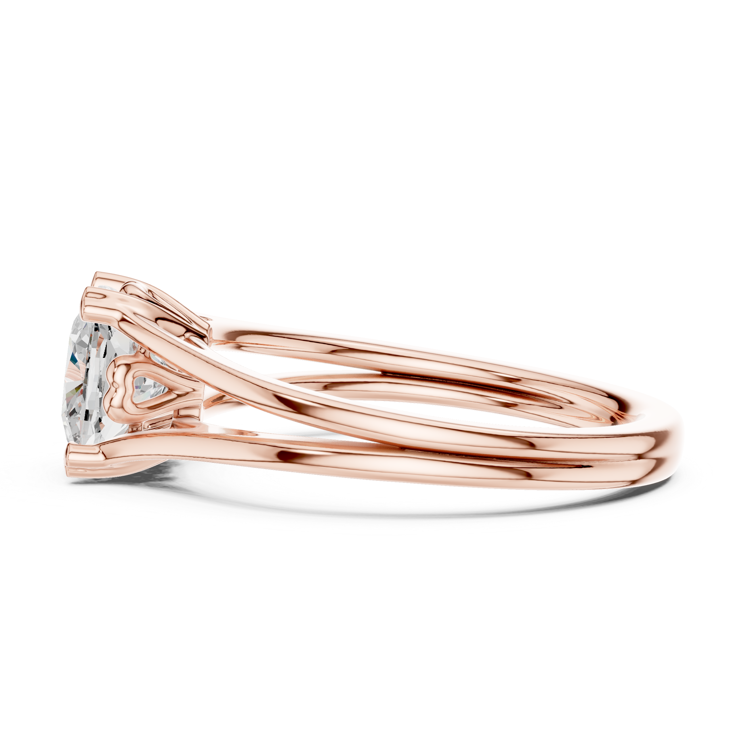 1.25 Carat Cushion Cut Lab-Grown Diamond Solitaire Ring in 14K / 18K Gold , VVS1 Clarity – SGL Certified