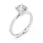1 Carat Round Cut Lab-Grown Diamond Solitaire Ring in 14K / 18K Gold , VVS1 Clarity – SGL Certified