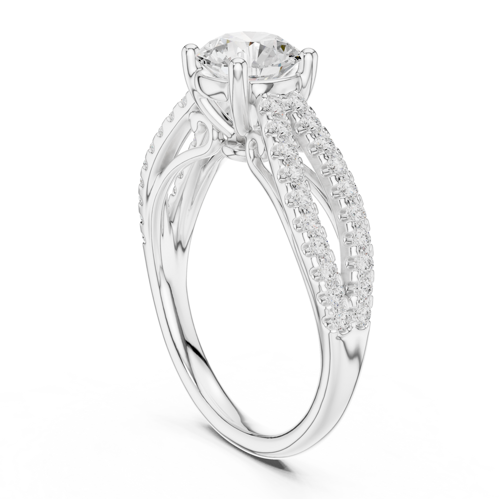 1.30 Carat Round Cut Lab-Grown Diamond Solitaire Ring in 14K / 18K Gold , VVS1 Clarity – SGL Certified