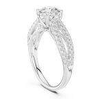 1.30 Carat Round Cut Lab-Grown Diamond Solitaire Ring in 14K / 18K Gold , VVS1 Clarity – SGL Certified