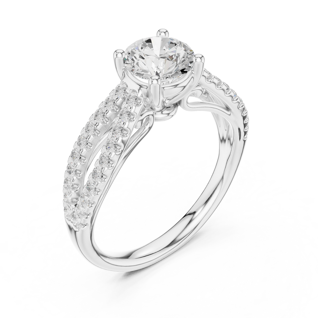 1.30 Carat Round Cut Lab-Grown Diamond Solitaire Ring in 14K / 18K Gold , VVS1 Clarity – SGL Certified