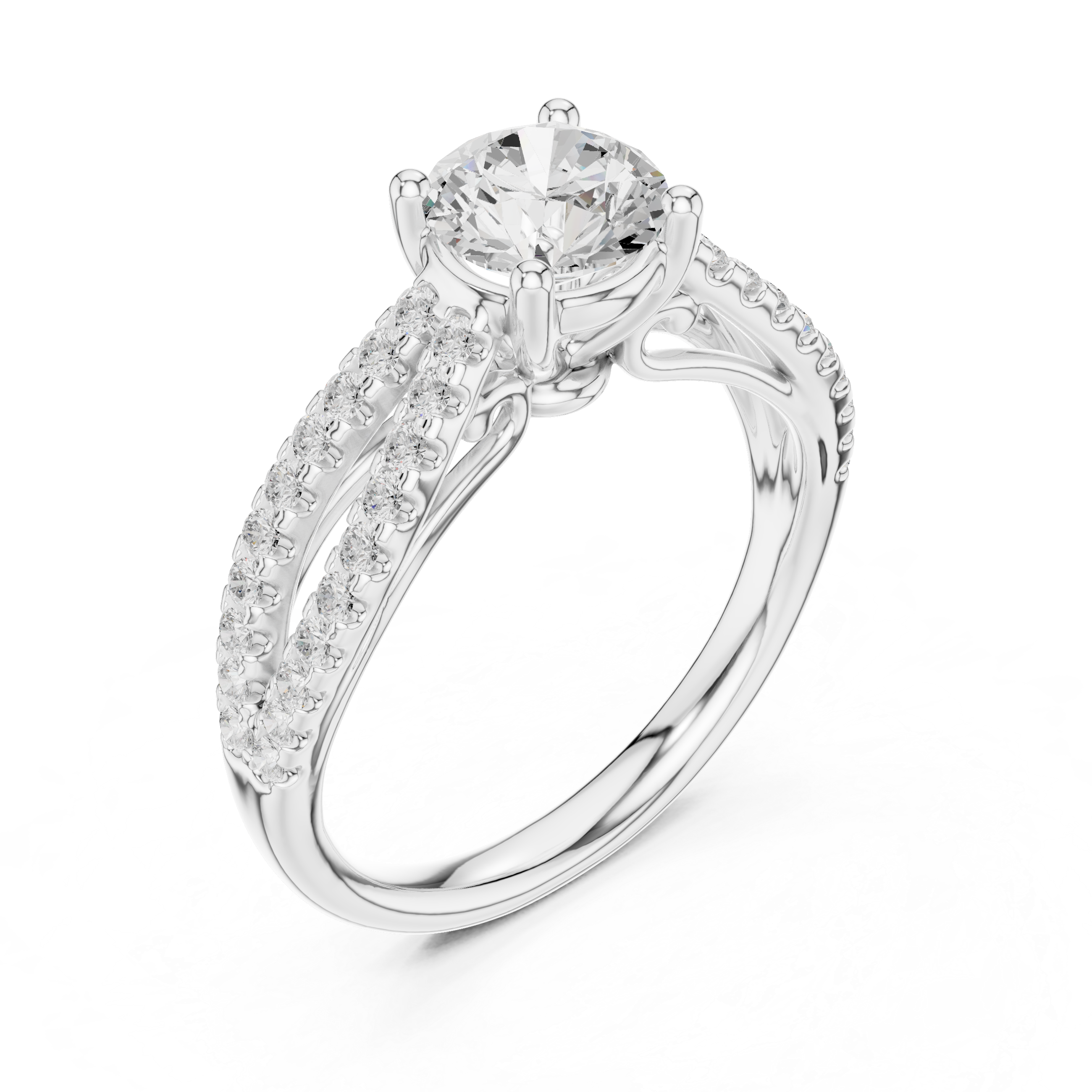1.30 Carat Round Cut Lab-Grown Diamond Solitaire Ring in 14K / 18K Gold , VVS1 Clarity – SGL Certified