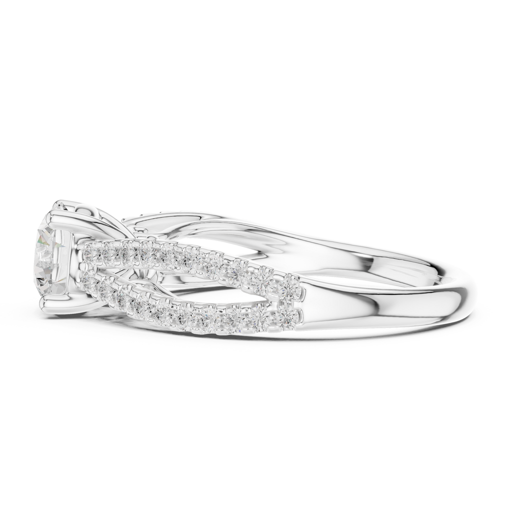 1.30 Carat Round Cut Lab-Grown Diamond Solitaire Ring in 14K / 18K Gold , VVS1 Clarity – SGL Certified