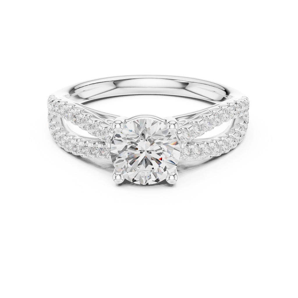1.30 Carat Round Cut Lab-Grown Diamond Solitaire Ring in 14K / 18K Gold , VVS1 Clarity – SGL Certified