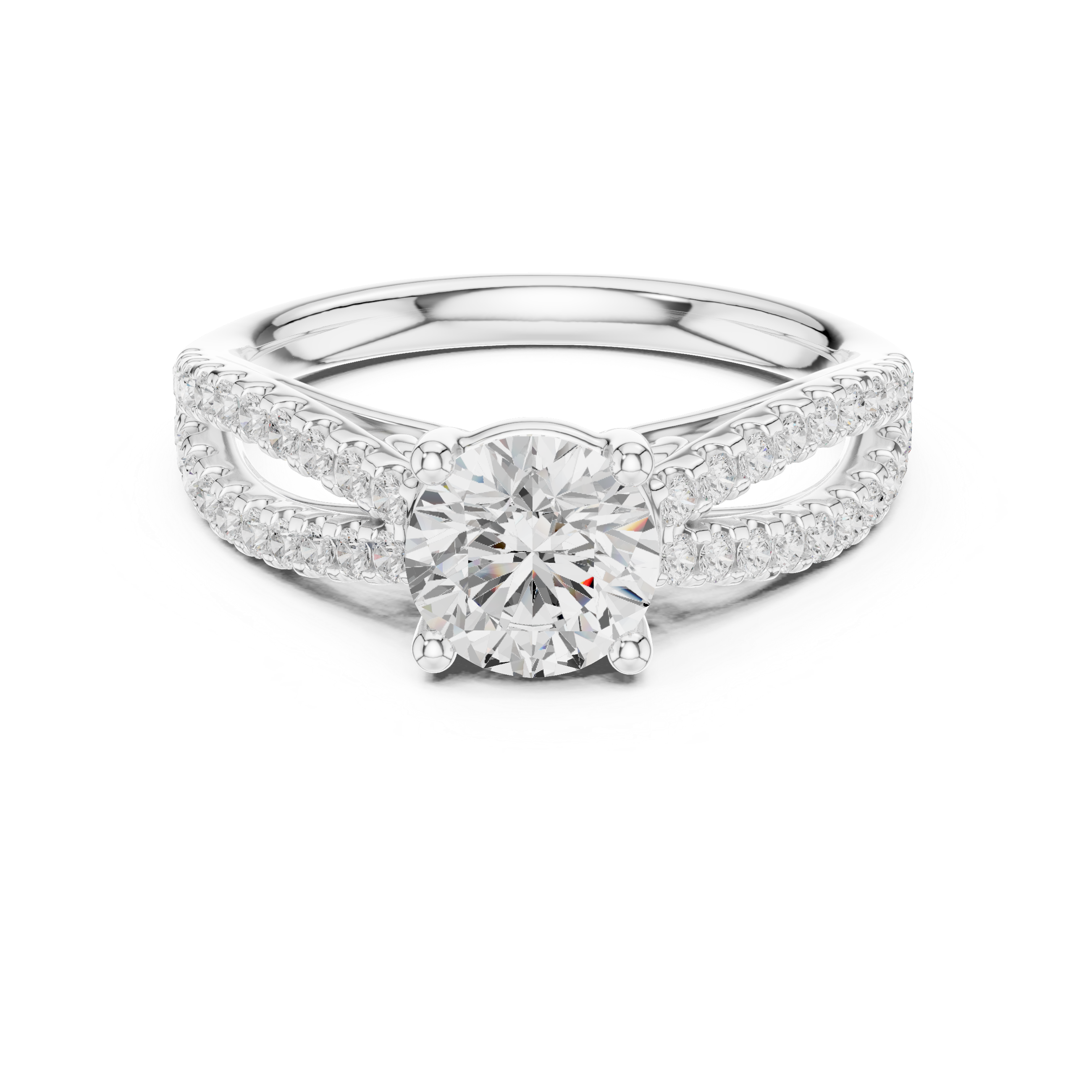 1.30 Carat Round Cut Lab-Grown Diamond Solitaire Ring in 14K / 18K Gold , VVS1 Clarity – SGL Certified
