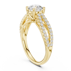 1.30 Carat Round Cut Lab-Grown Diamond Solitaire Ring in 14K / 18K Gold , VVS1 Clarity – SGL Certified