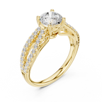 1.30 Carat Round Cut Lab-Grown Diamond Solitaire Ring in 14K / 18K Gold , VVS1 Clarity – SGL Certified