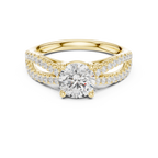 1.30 Carat Round Cut Lab-Grown Diamond Solitaire Ring in 14K / 18K Gold , VVS1 Clarity – SGL Certified