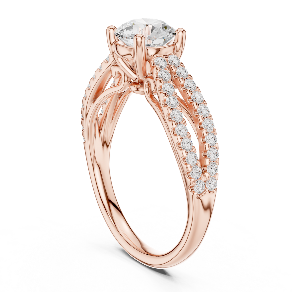1.30 Carat Round Cut Lab-Grown Diamond Solitaire Ring in 14K / 18K Gold , VVS1 Clarity – SGL Certified