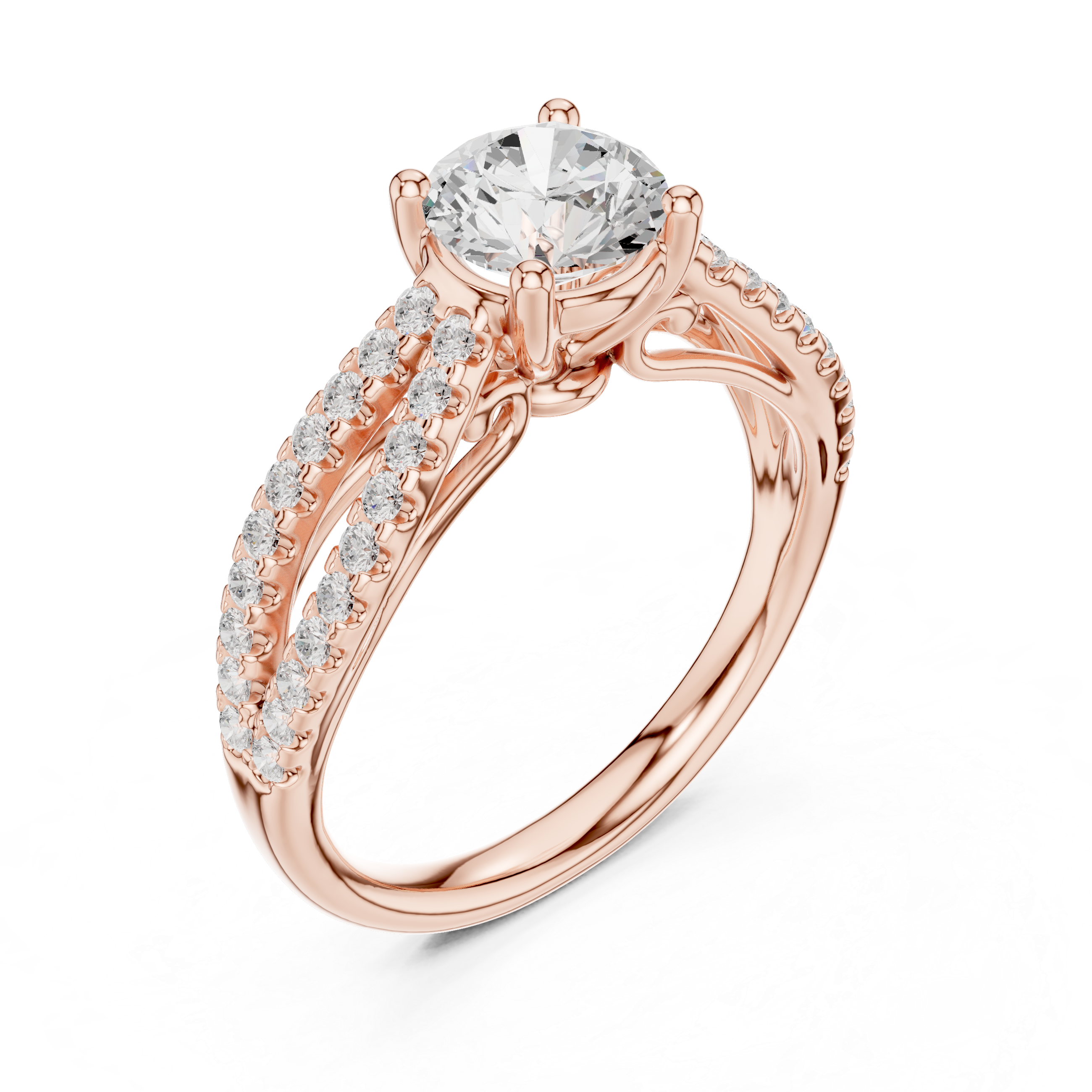 1.30 Carat Round Cut Lab-Grown Diamond Solitaire Ring in 14K / 18K Gold , VVS1 Clarity – SGL Certified