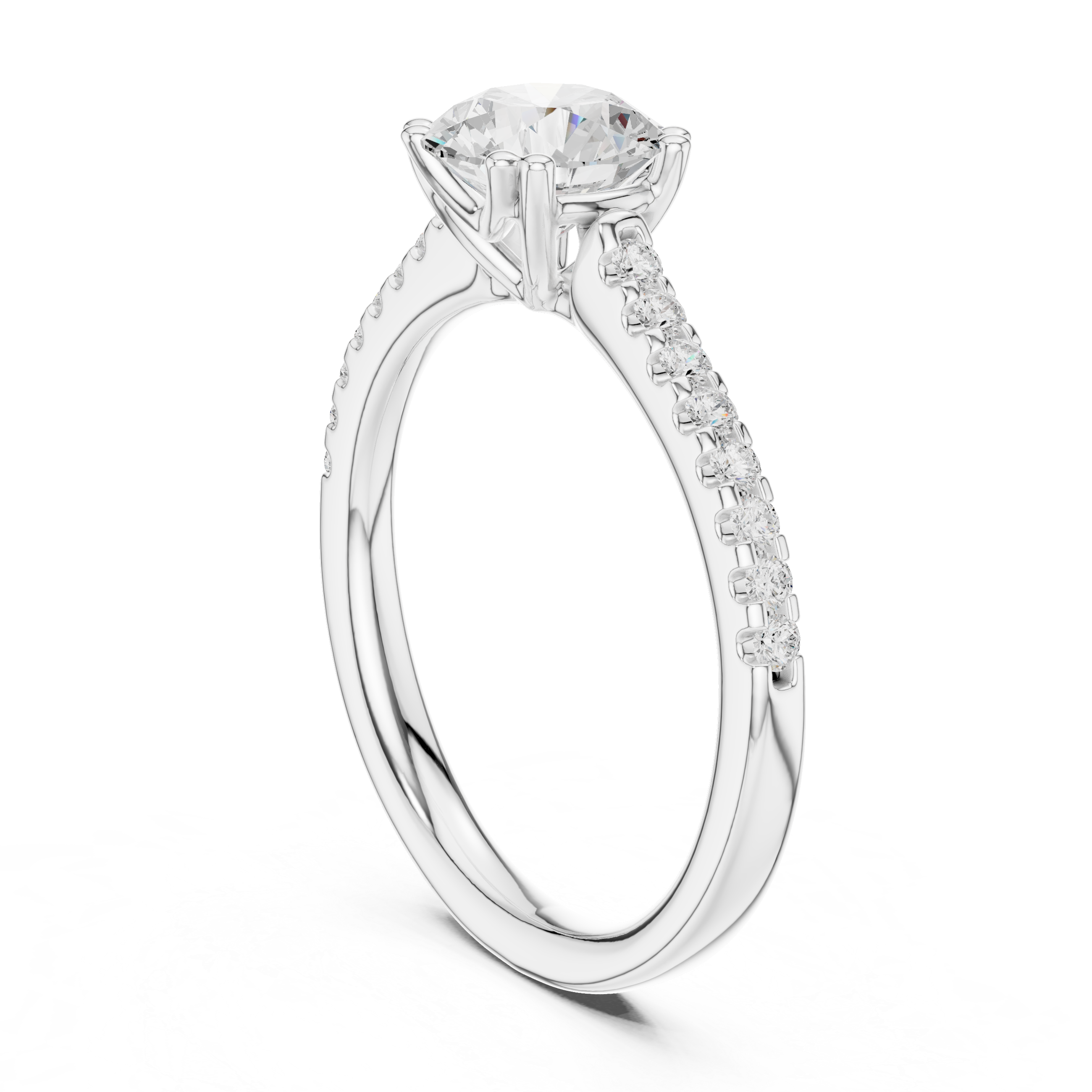 1.25 Carat Round Cut Lab-Grown Diamond Solitaire Ring in 14K / 18K Gold , VVS1 Clarity – SGL Certified