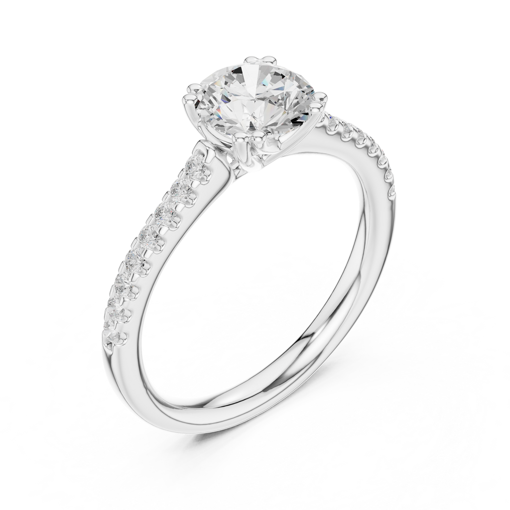 1.25 Carat Round Cut Lab-Grown Diamond Solitaire Ring in 14K / 18K Gold , VVS1 Clarity – SGL Certified