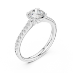 1.25 Carat Round Cut Lab-Grown Diamond Solitaire Ring in 14K / 18K Gold , VVS1 Clarity – SGL Certified