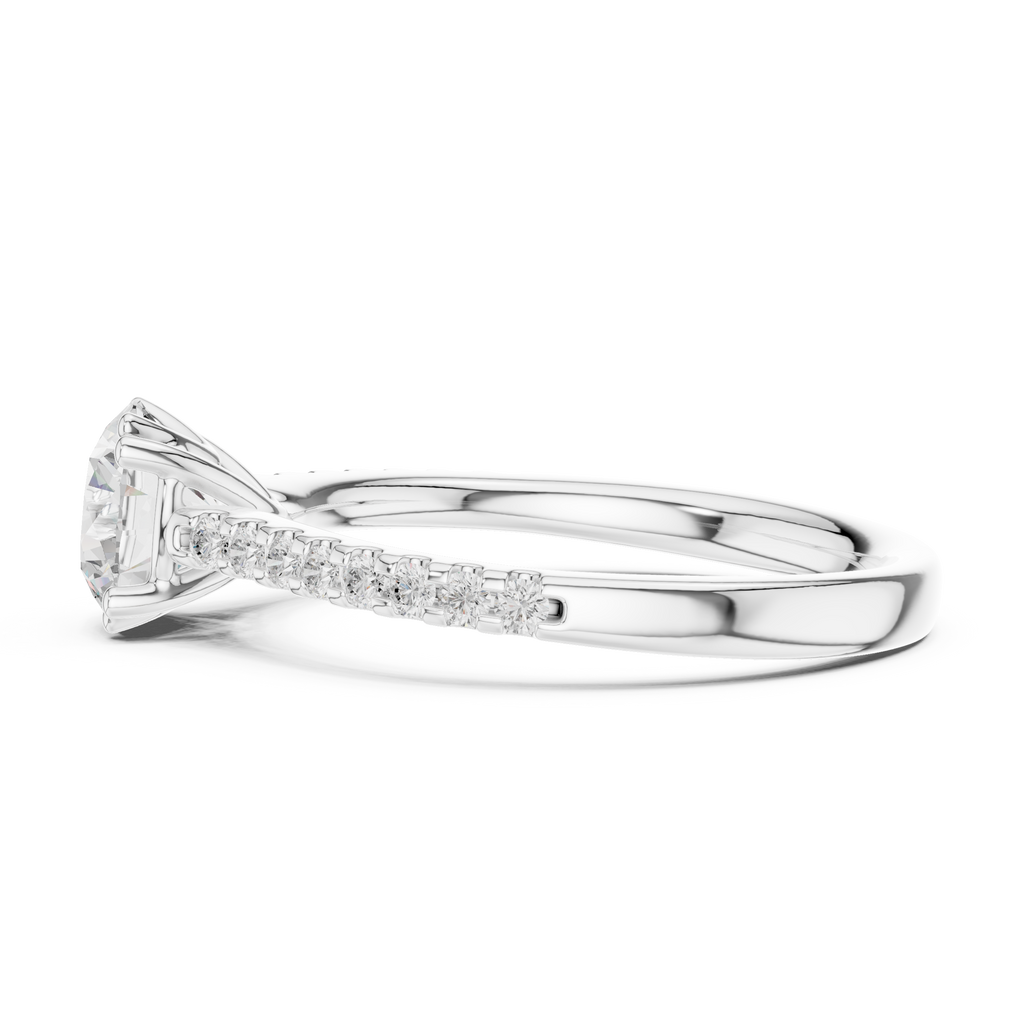 1.25 Carat Round Cut Lab-Grown Diamond Solitaire Ring in 14K / 18K Gold , VVS1 Clarity – SGL Certified