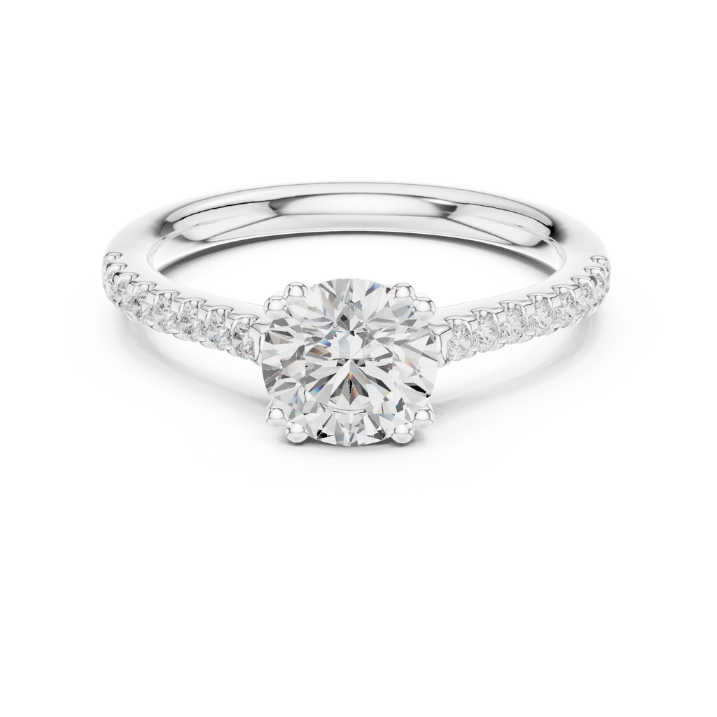 1.25 Carat Round Cut Lab-Grown Diamond Solitaire Ring in 14K / 18K Gold , VVS1 Clarity – SGL Certified