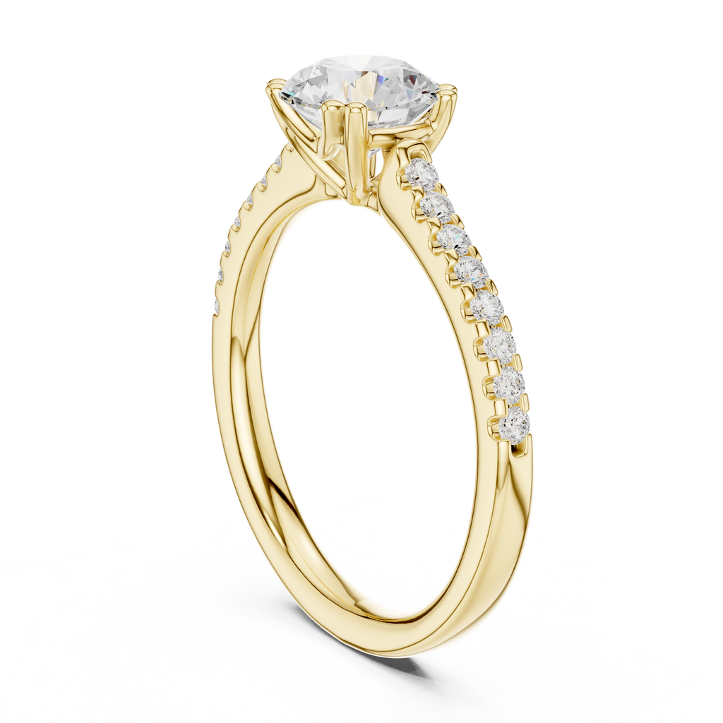 1.25 Carat Round Cut Lab-Grown Diamond Solitaire Ring in 14K / 18K Gold , VVS1 Clarity – SGL Certified