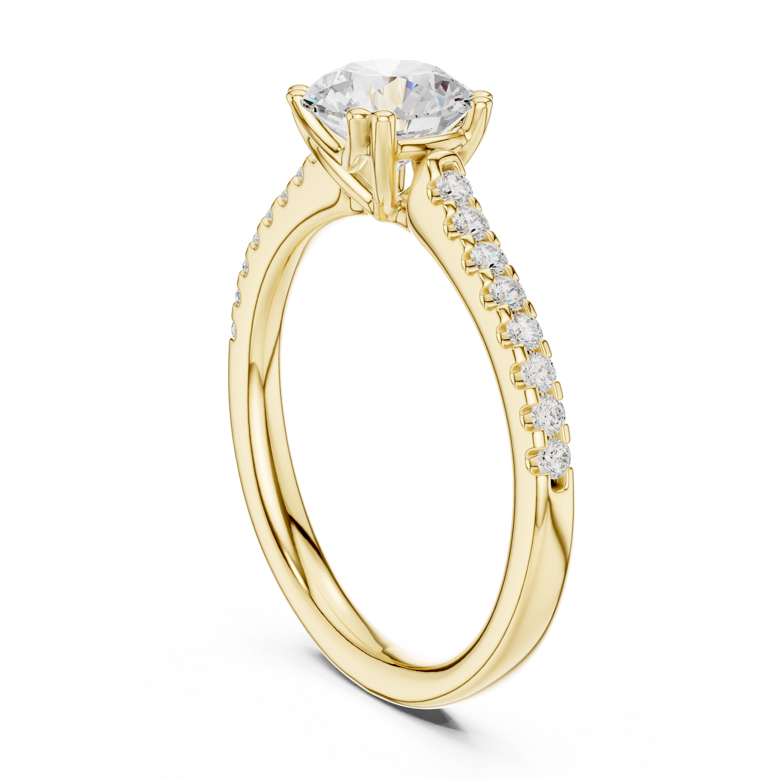 1.25 Carat Round Cut Lab-Grown Diamond Solitaire Ring in 14K / 18K Gold , VVS1 Clarity – SGL Certified