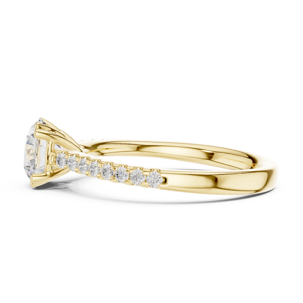 1.25 Carat Round Cut Lab-Grown Diamond Solitaire Ring in 14K / 18K Gold , VVS1 Clarity – SGL Certified
