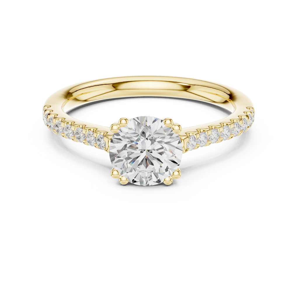1.25 Carat Round Cut Lab-Grown Diamond Solitaire Ring in 14K / 18K Gold , VVS1 Clarity – SGL Certified
