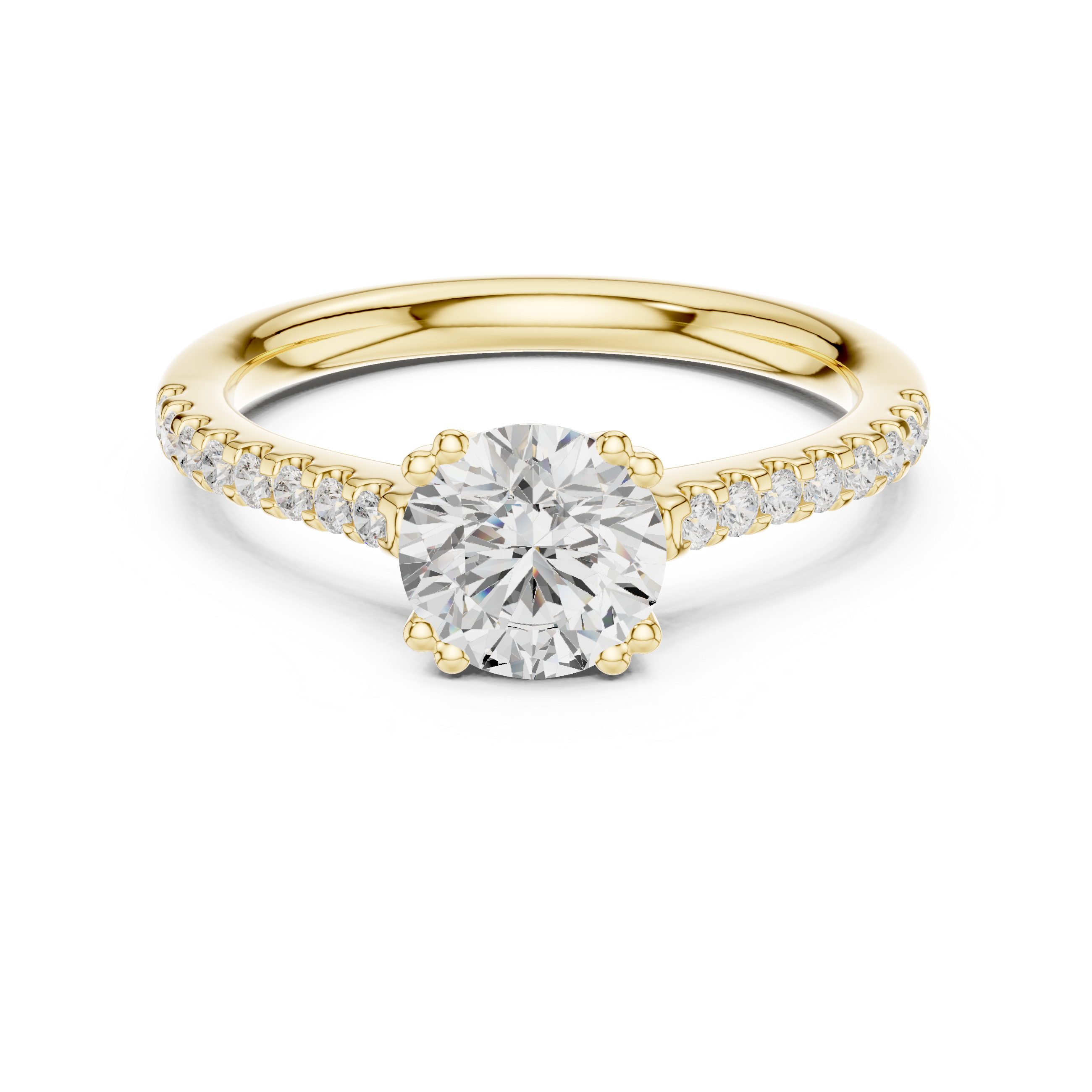 1.25 Carat Round Cut Lab-Grown Diamond Solitaire Ring in 14K / 18K Gold , VVS1 Clarity – SGL Certified