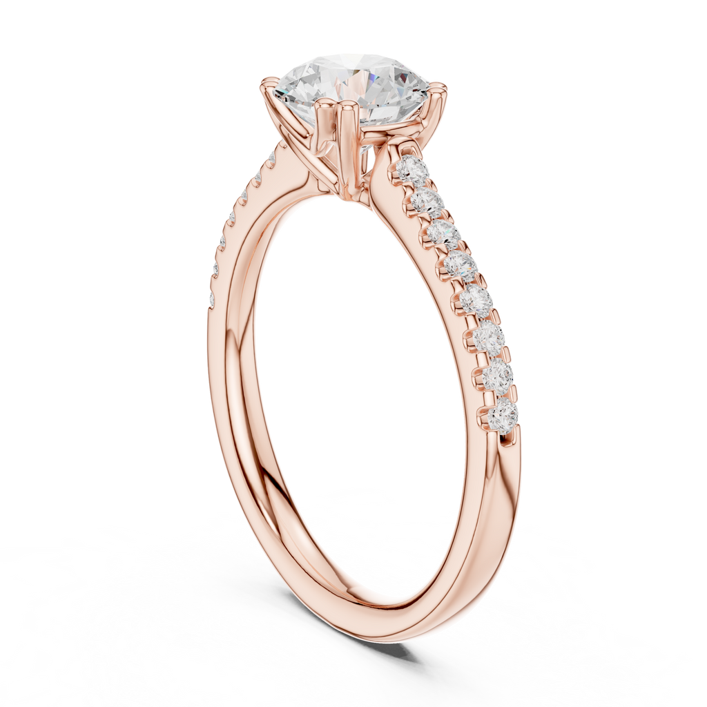 1.25 Carat Round Cut Lab-Grown Diamond Solitaire Ring in 14K / 18K Gold , VVS1 Clarity – SGL Certified