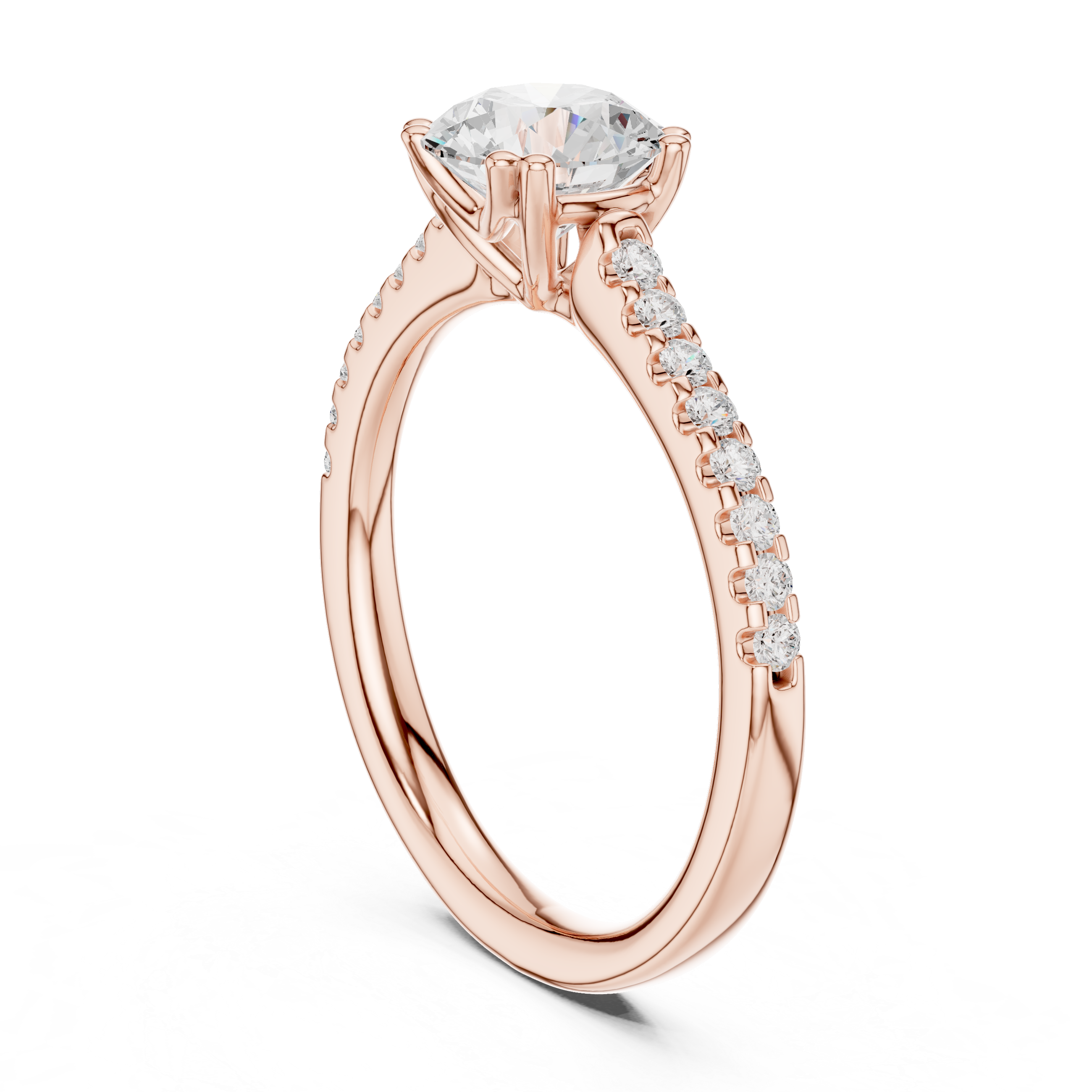 1.25 Carat Round Cut Lab-Grown Diamond Solitaire Ring in 14K / 18K Gold , VVS1 Clarity – SGL Certified