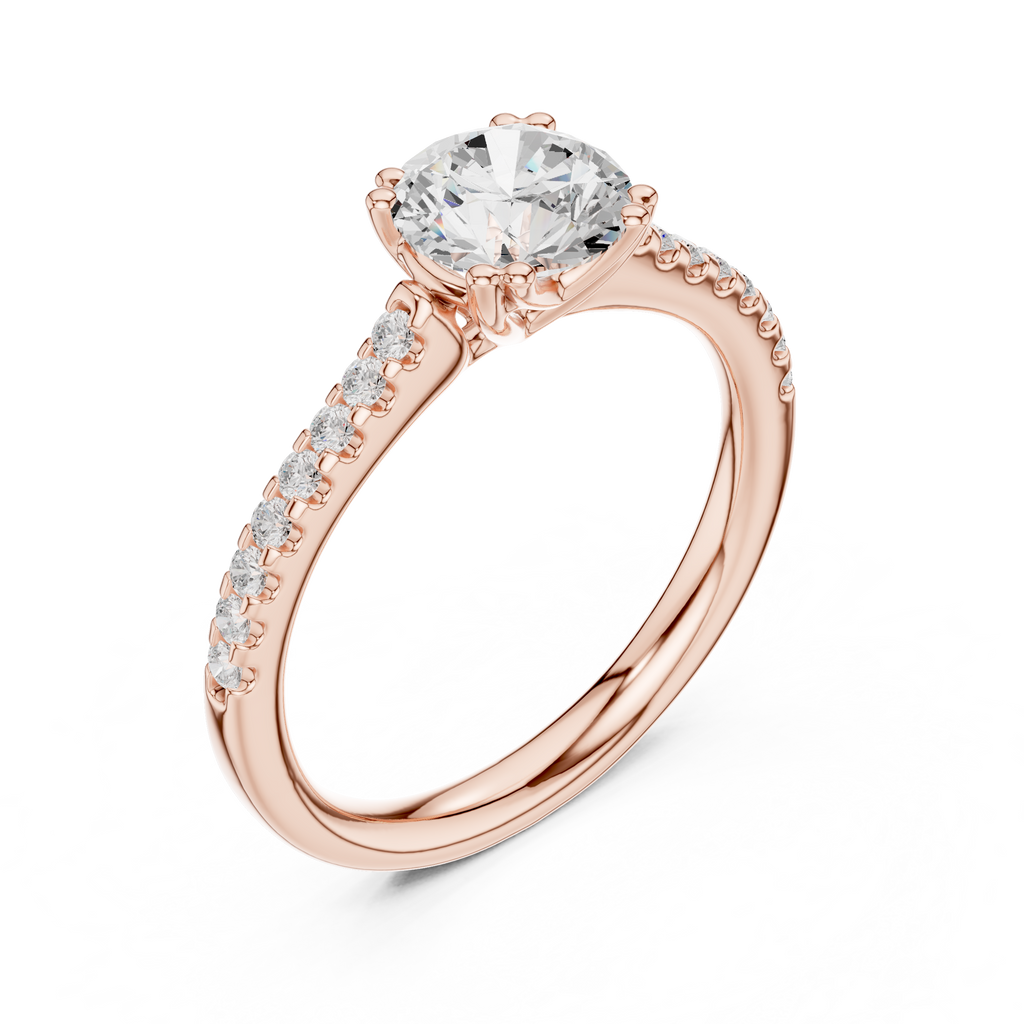 1.25 Carat Round Cut Lab-Grown Diamond Solitaire Ring in 14K / 18K Gold , VVS1 Clarity – SGL Certified