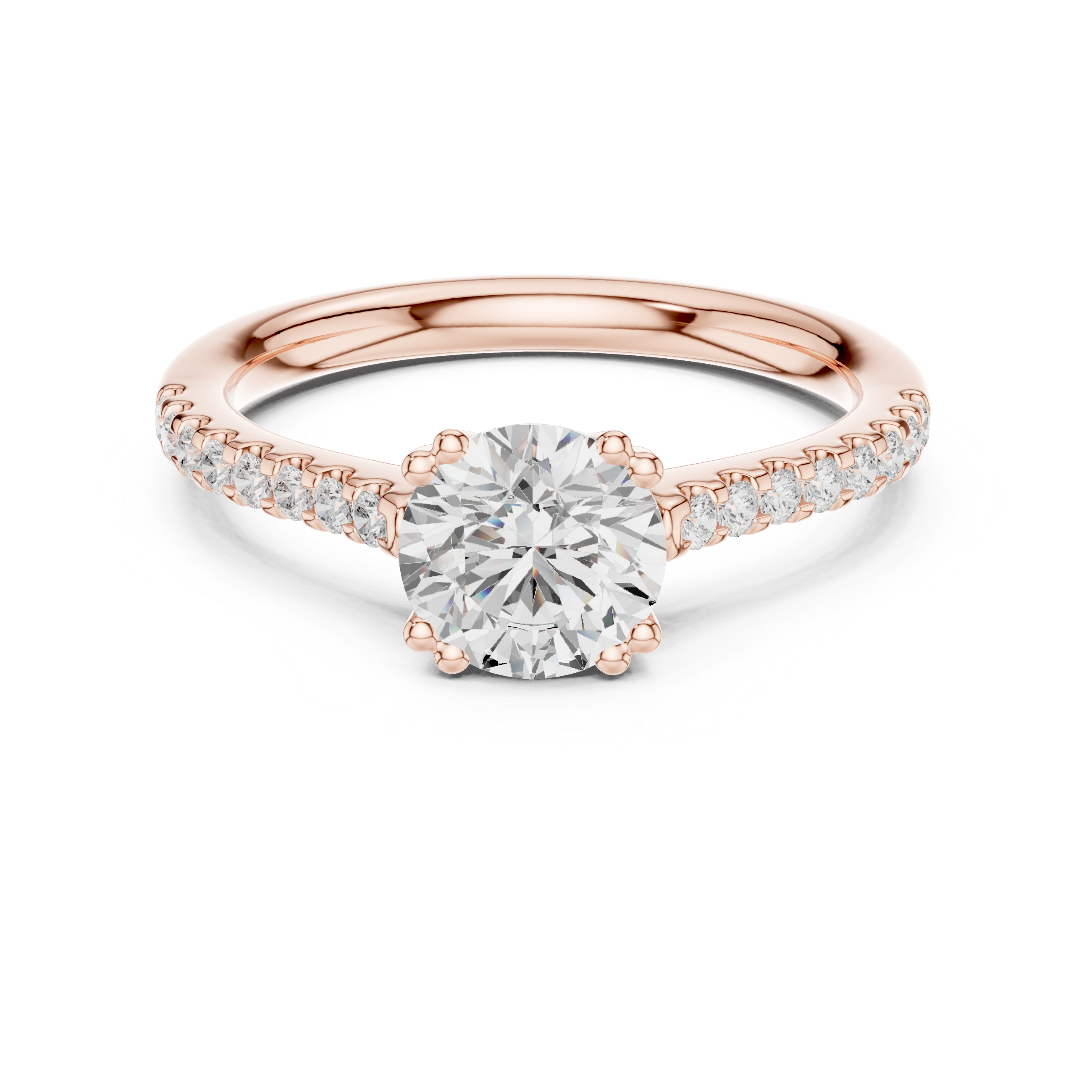 1.25 Carat Round Cut Lab-Grown Diamond Solitaire Ring in 14K / 18K Gold , VVS1 Clarity – SGL Certified