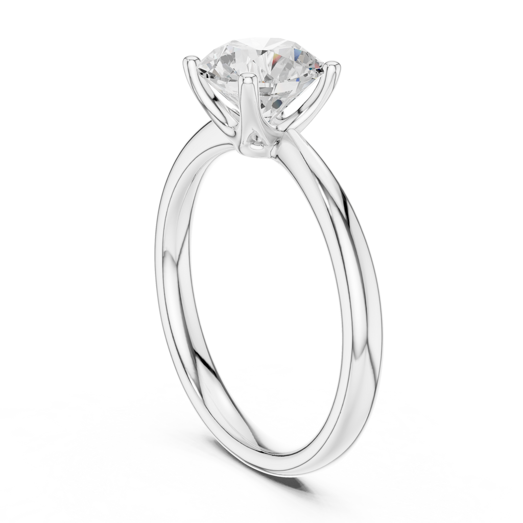 1.40 Carat Round Cut Lab-Grown Diamond Solitaire Ring in 14K / 18K Gold , VVS1 Clarity – SGL Certified