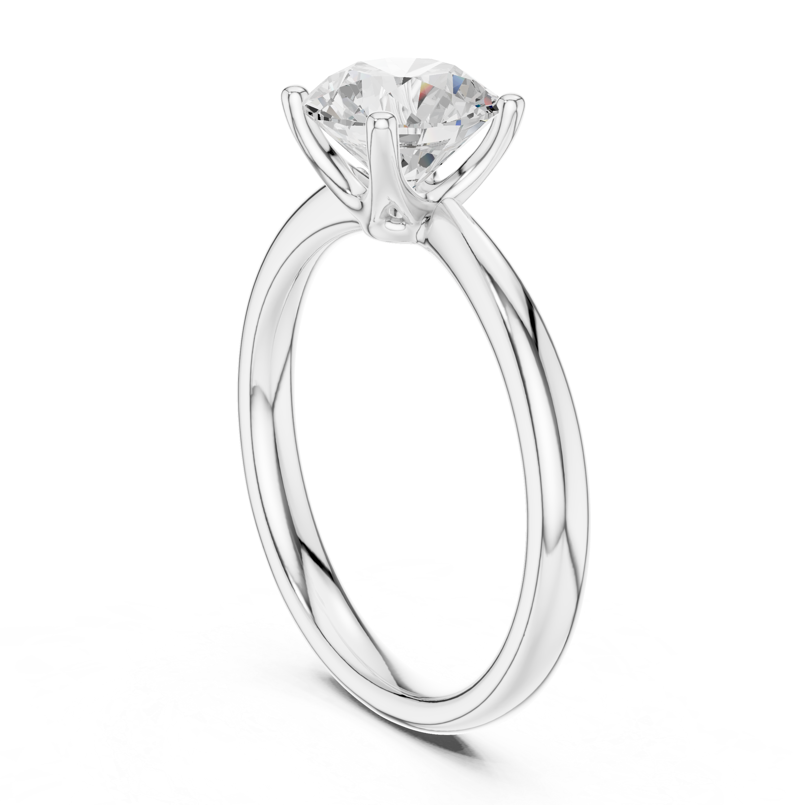 1.40 Carat Round Cut Lab-Grown Diamond Solitaire Ring in 14K / 18K Gold , VVS1 Clarity – SGL Certified