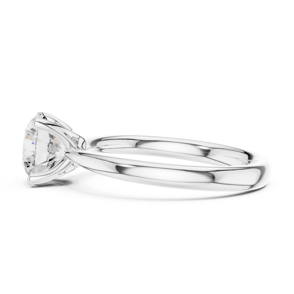 1.40 Carat Round Cut Lab-Grown Diamond Solitaire Ring in 14K / 18K Gold , VVS1 Clarity – SGL Certified
