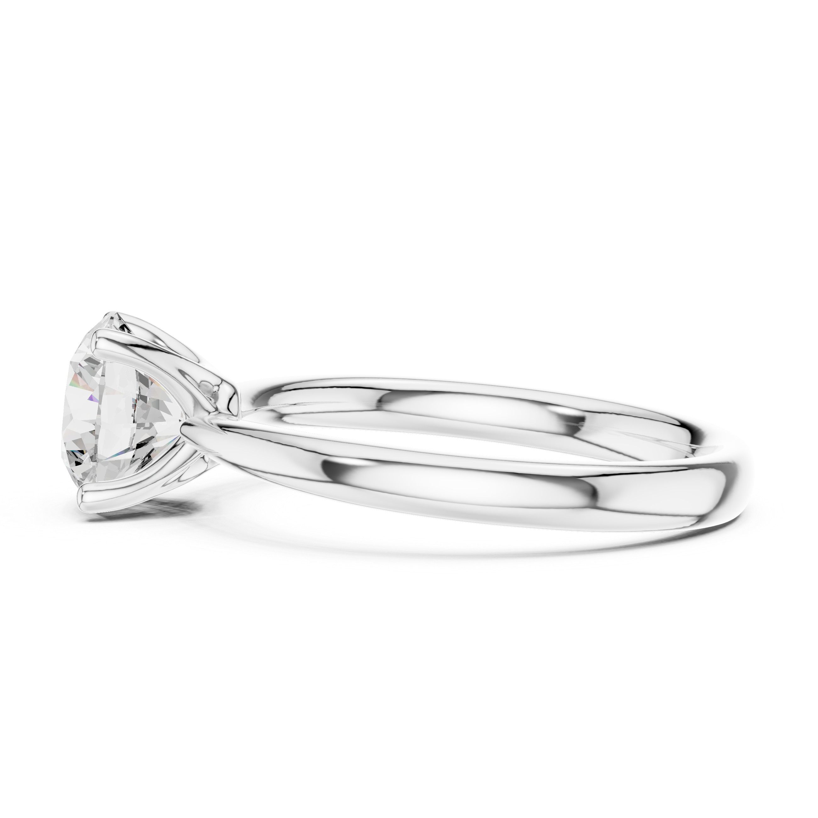 1.40 Carat Round Cut Lab-Grown Diamond Solitaire Ring in 14K / 18K Gold , VVS1 Clarity – SGL Certified