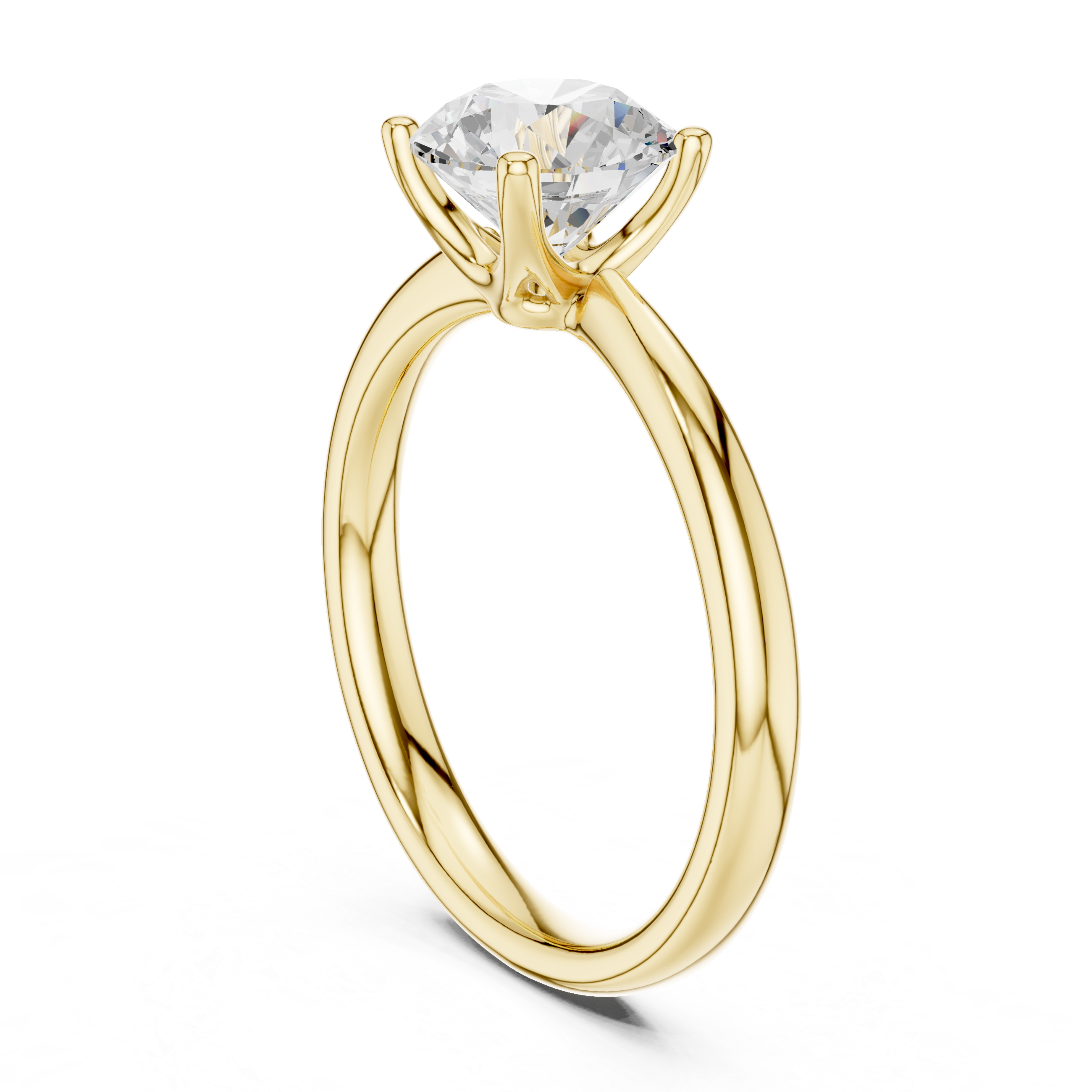 1.40 Carat Round Cut Lab-Grown Diamond Solitaire Ring in 14K / 18K Gold , VVS1 Clarity – SGL Certified