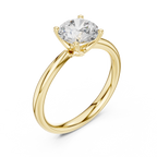 1.40 Carat Round Cut Lab-Grown Diamond Solitaire Ring in 14K / 18K Gold , VVS1 Clarity – SGL Certified