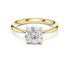1.40 Carat Round Cut Lab-Grown Diamond Solitaire Ring in 14K / 18K Gold , VVS1 Clarity – SGL Certified