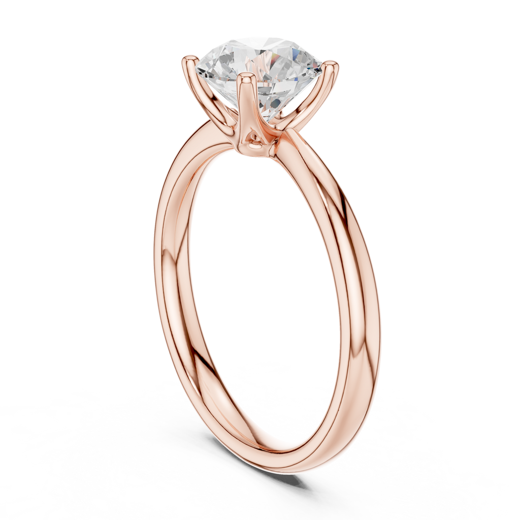 1.40 Carat Round Cut Lab-Grown Diamond Solitaire Ring in 14K / 18K Gold , VVS1 Clarity – SGL Certified