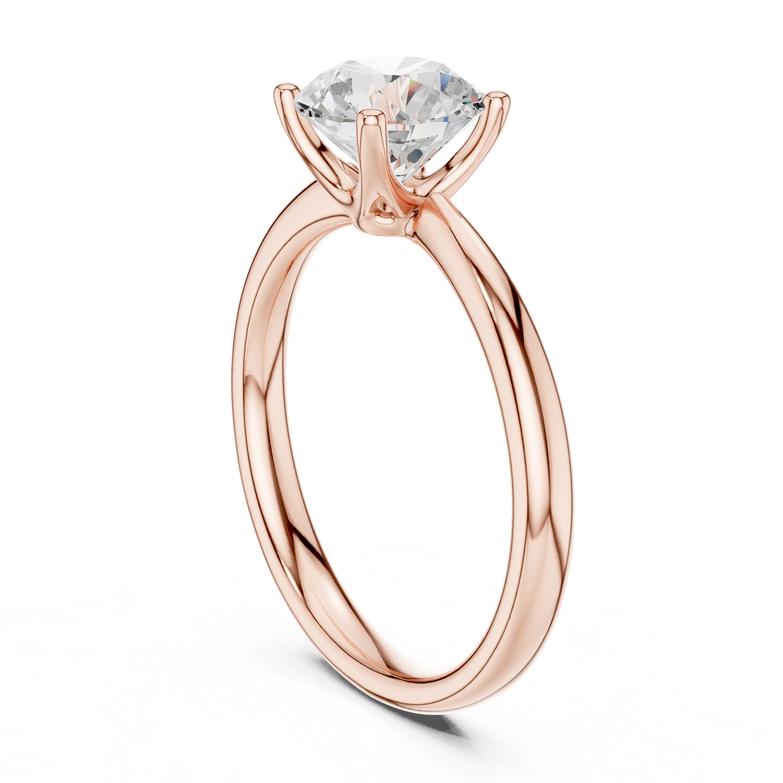 1.40 Carat Round Cut Lab-Grown Diamond Solitaire Ring in 14K / 18K Gold , VVS1 Clarity – SGL Certified