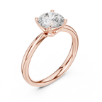 1.40 Carat Round Cut Lab-Grown Diamond Solitaire Ring in 14K / 18K Gold , VVS1 Clarity – SGL Certified