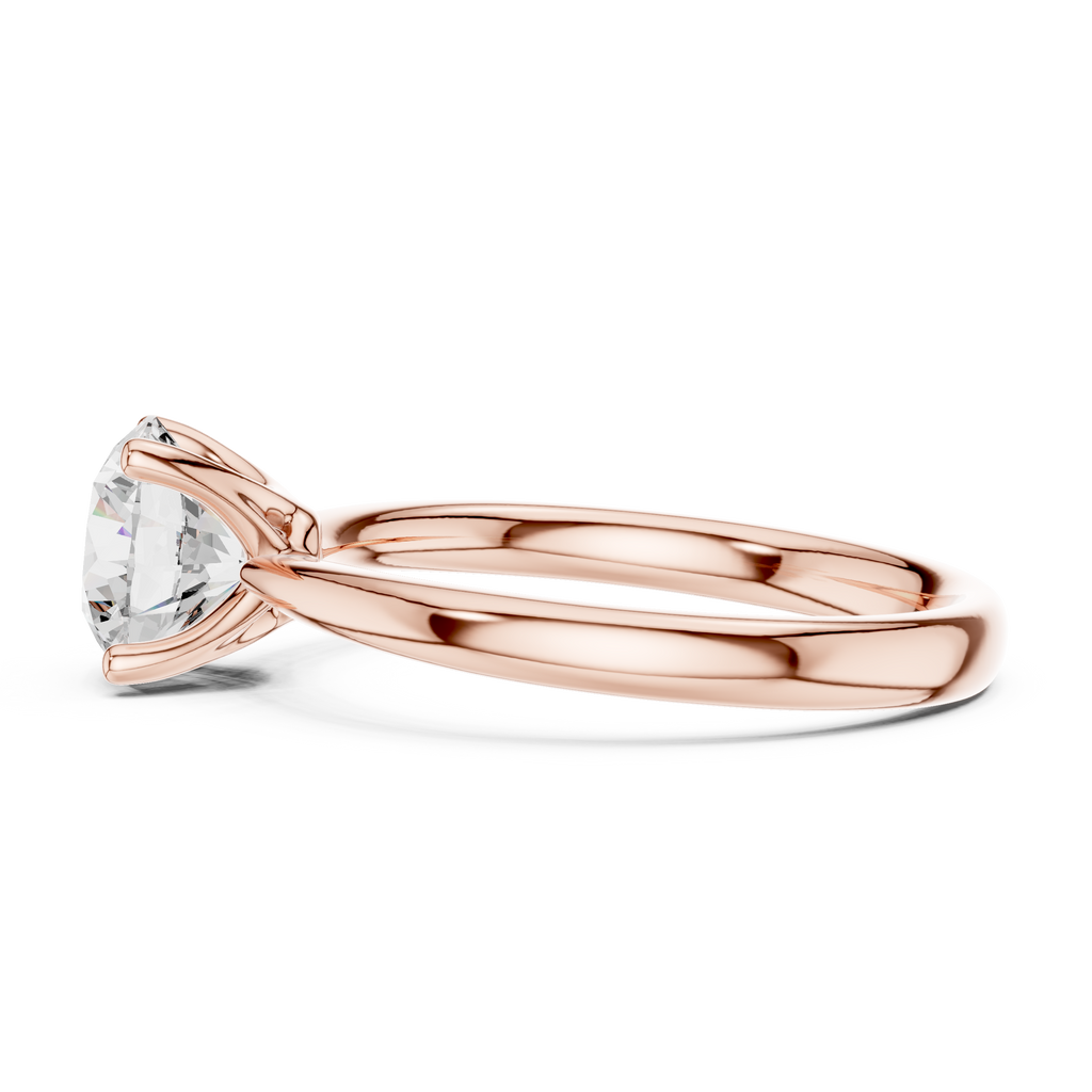 1.40 Carat Round Cut Lab-Grown Diamond Solitaire Ring in 14K / 18K Gold , VVS1 Clarity – SGL Certified