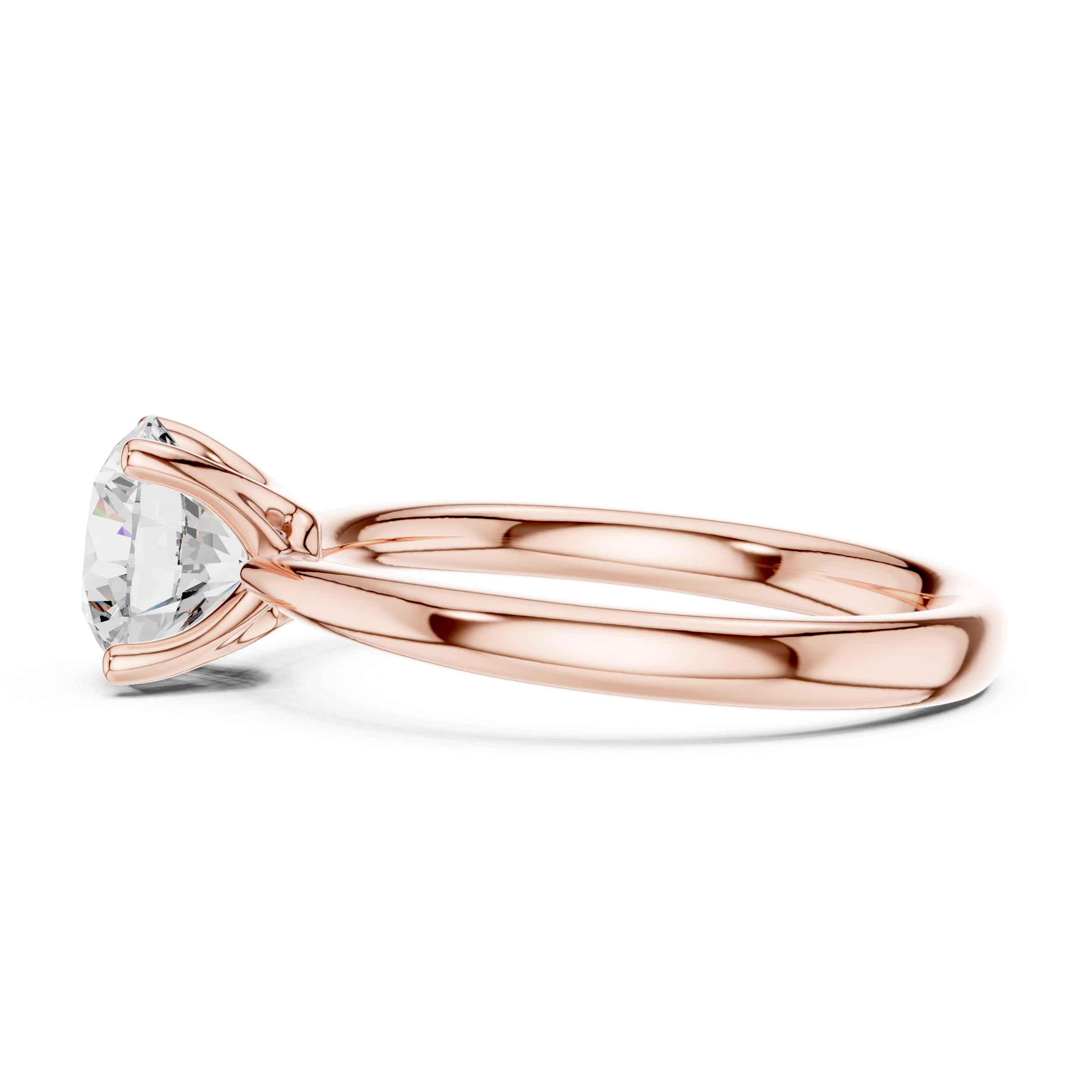 1.40 Carat Round Cut Lab-Grown Diamond Solitaire Ring in 14K / 18K Gold , VVS1 Clarity – SGL Certified