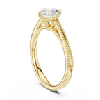 0.75 Carat Round Cut Lab-Grown Diamond Solitaire Ring in 14K / 18K Gold , VVS1 Clarity – SGL Certified