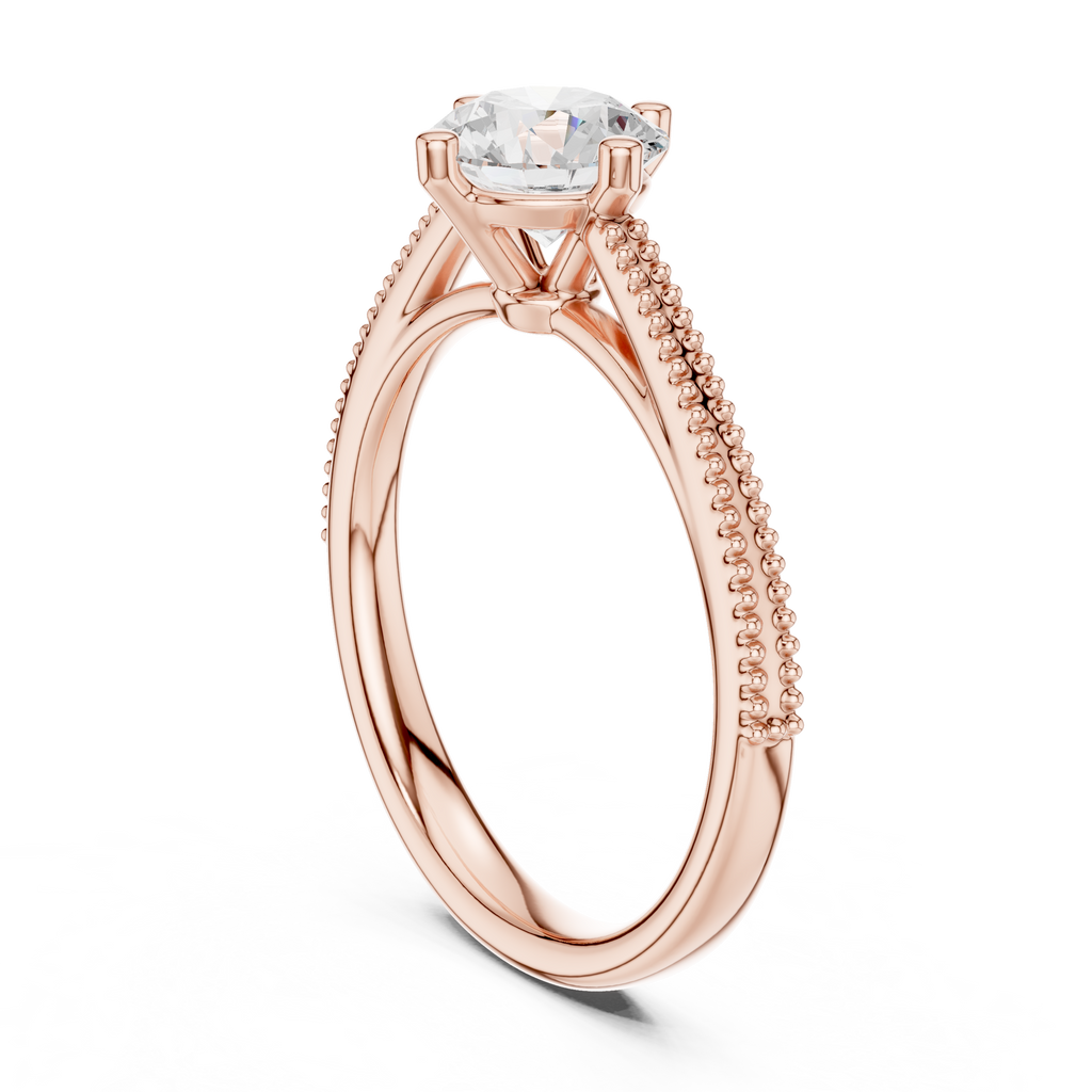 0.75 Carat Round Cut Lab-Grown Diamond Solitaire Ring in 14K / 18K Gold , VVS1 Clarity – SGL Certified