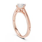 0.75 Carat Round Cut Lab-Grown Diamond Solitaire Ring in 14K / 18K Gold , VVS1 Clarity – SGL Certified