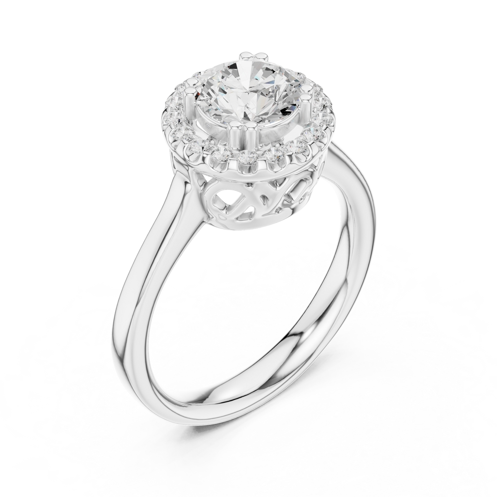 1.25 Carat Round Cut Lab-Grown Diamond Solitaire Ring in 14K / 18K Gold , VVS1 Clarity – SGL Certified