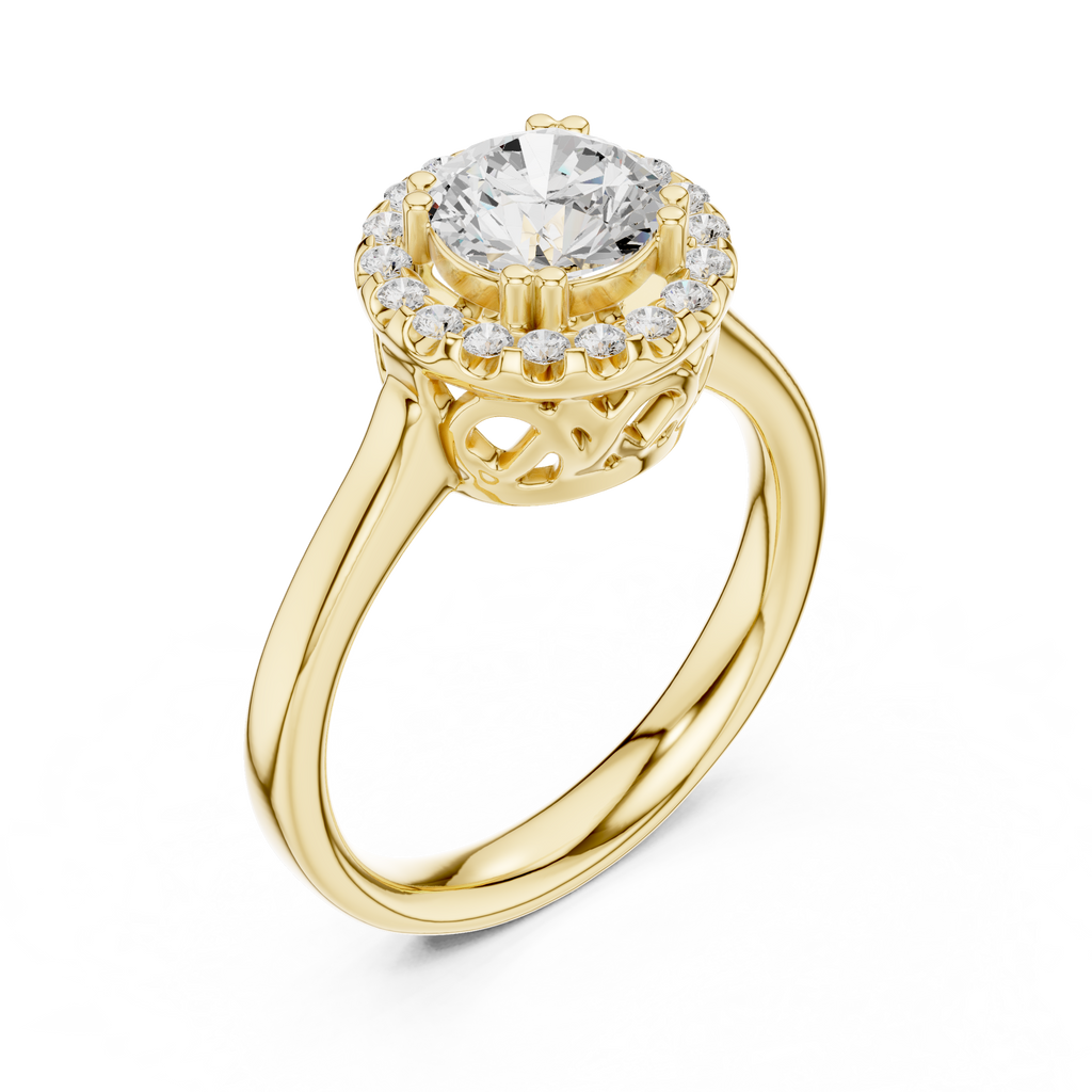 1.25 Carat Round Cut Lab-Grown Diamond Solitaire Ring in 14K / 18K Gold , VVS1 Clarity – SGL Certified