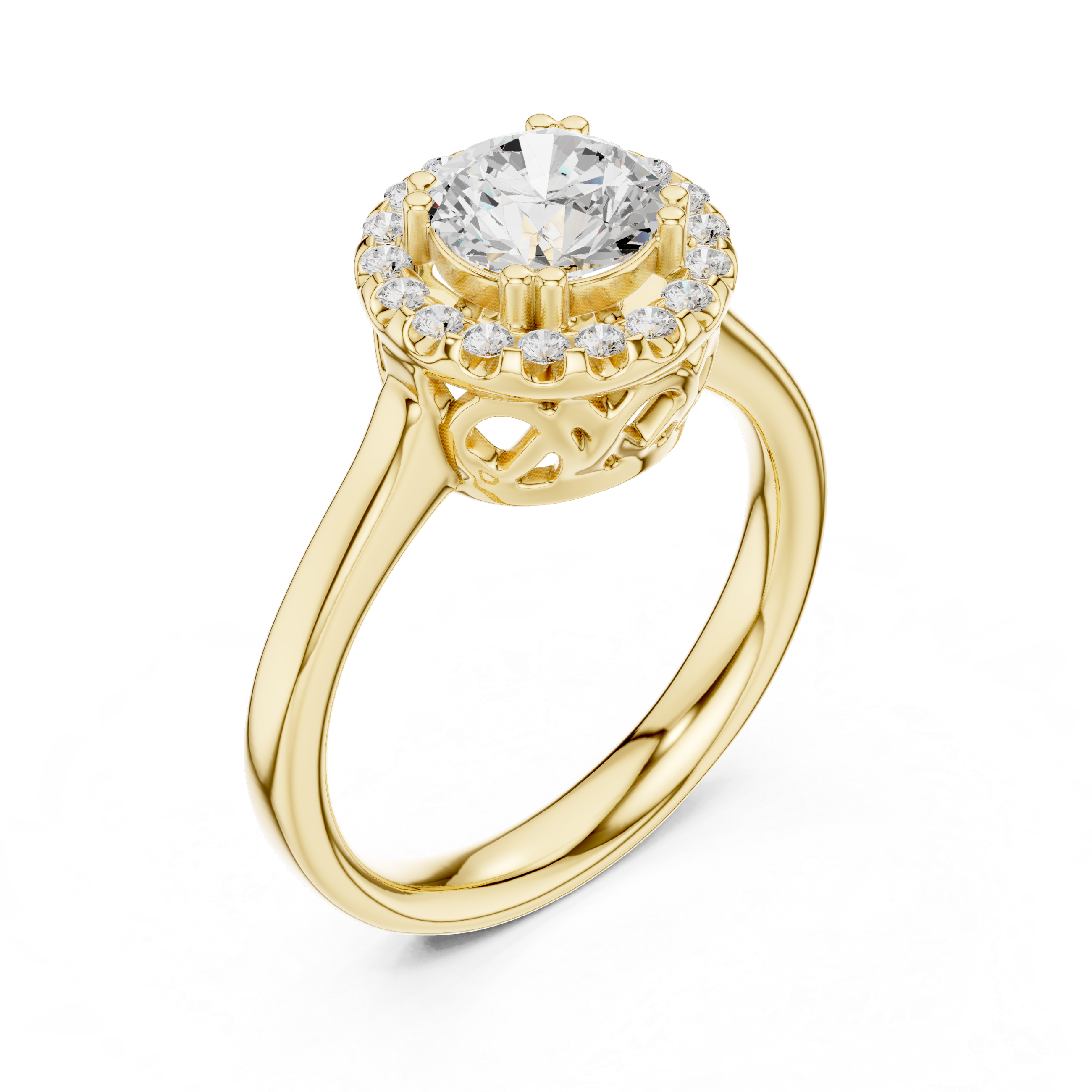 1.25 Carat Round Cut Lab-Grown Diamond Solitaire Ring in 14K / 18K Gold , VVS1 Clarity – SGL Certified