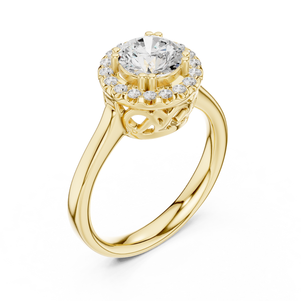 1.25 Carat Round Cut Lab-Grown Diamond Solitaire Ring in 14K / 18K Gold , VVS1 Clarity – SGL Certified