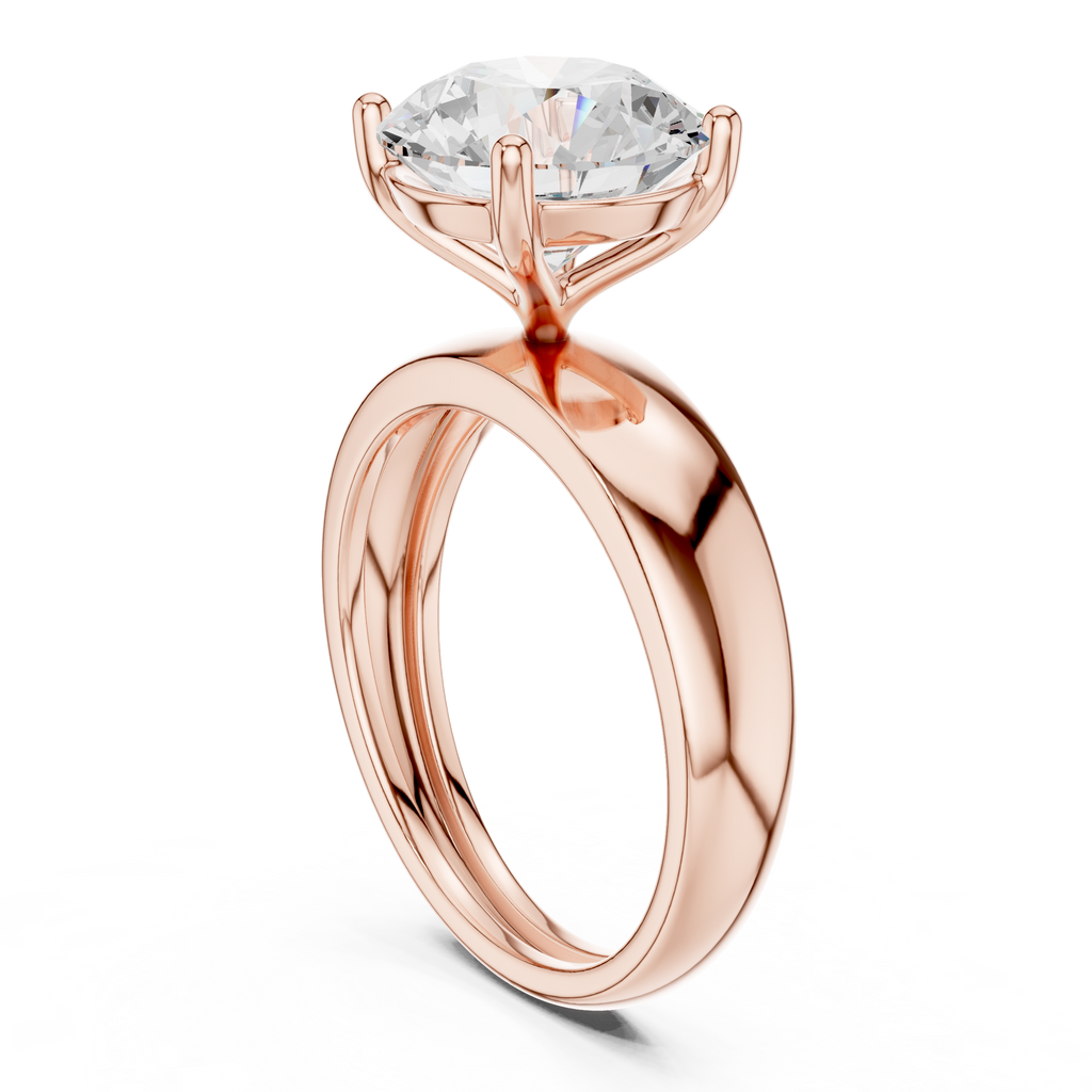 1.50 Carat Round Cut Lab-Grown Diamond Solitaire Ring in 14K / 18K Gold , VVS1 Clarity – SGL Certified
